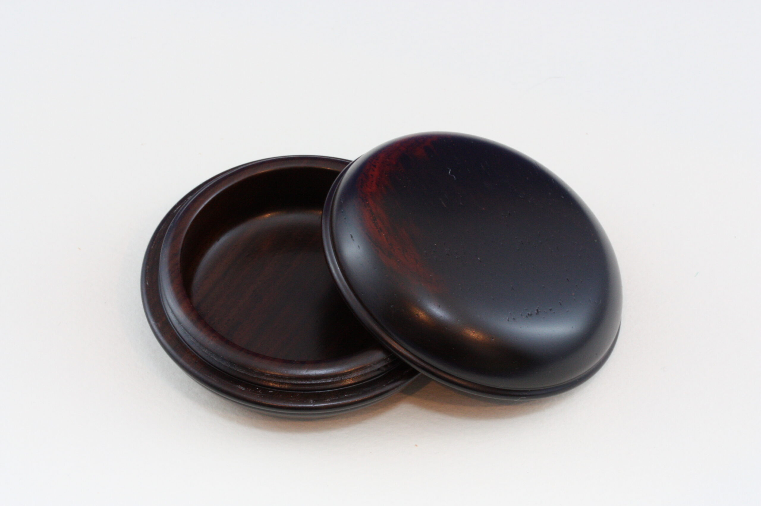 紫檀　香合　蛤型