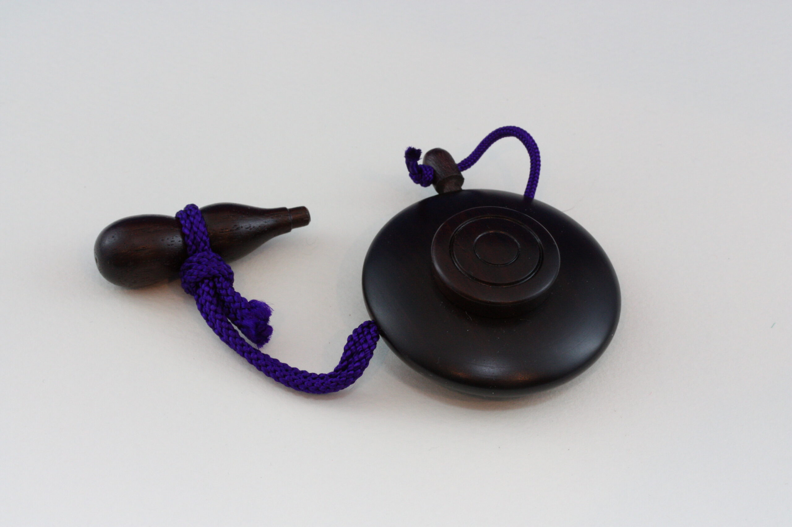 黒檀　塗香入　貝象嵌入　※各梵字　宗紋などお入れします。