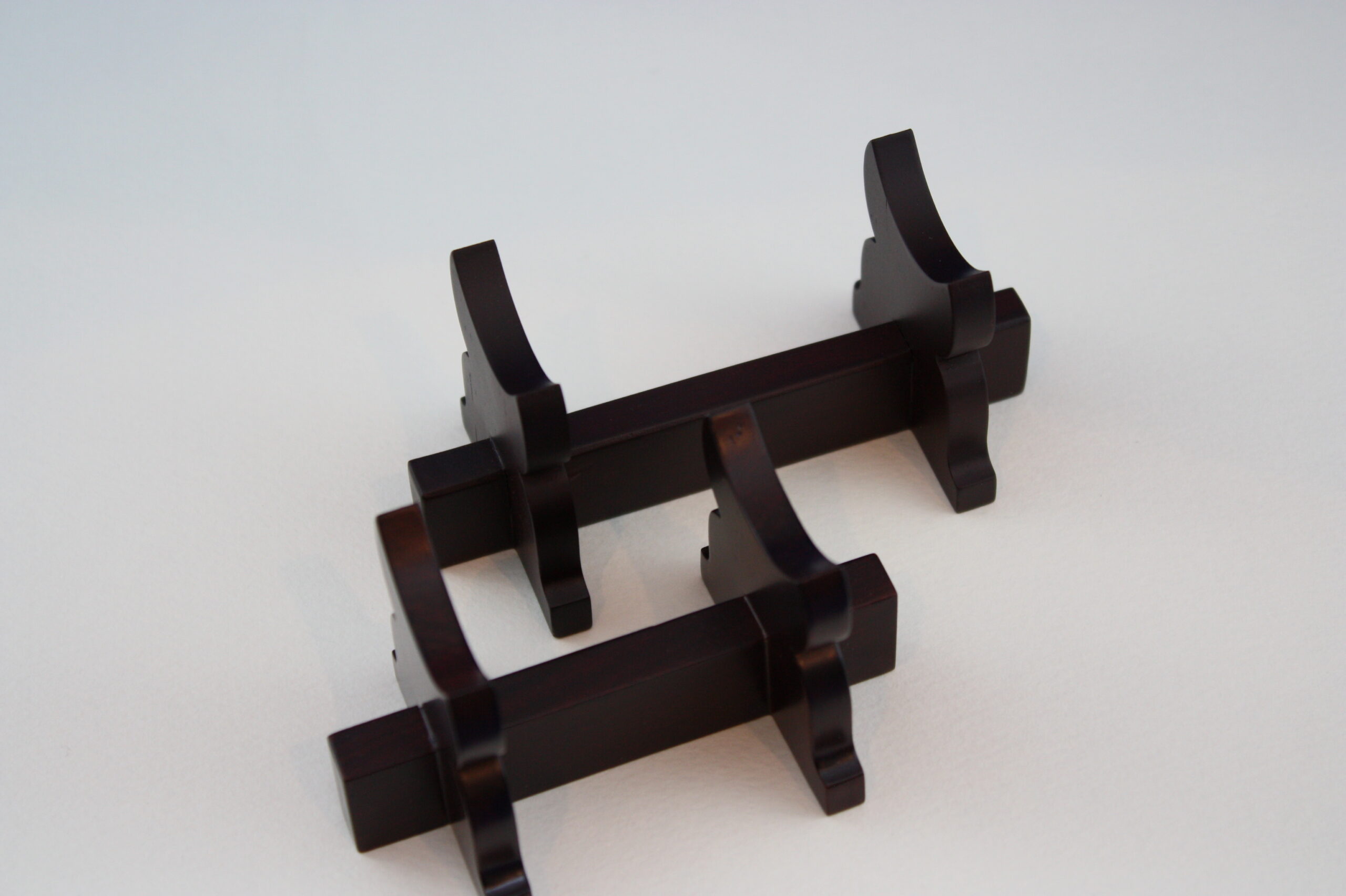 紫檀　りん棒置台　※各小売店様名などレーザーで名入れ加工します。